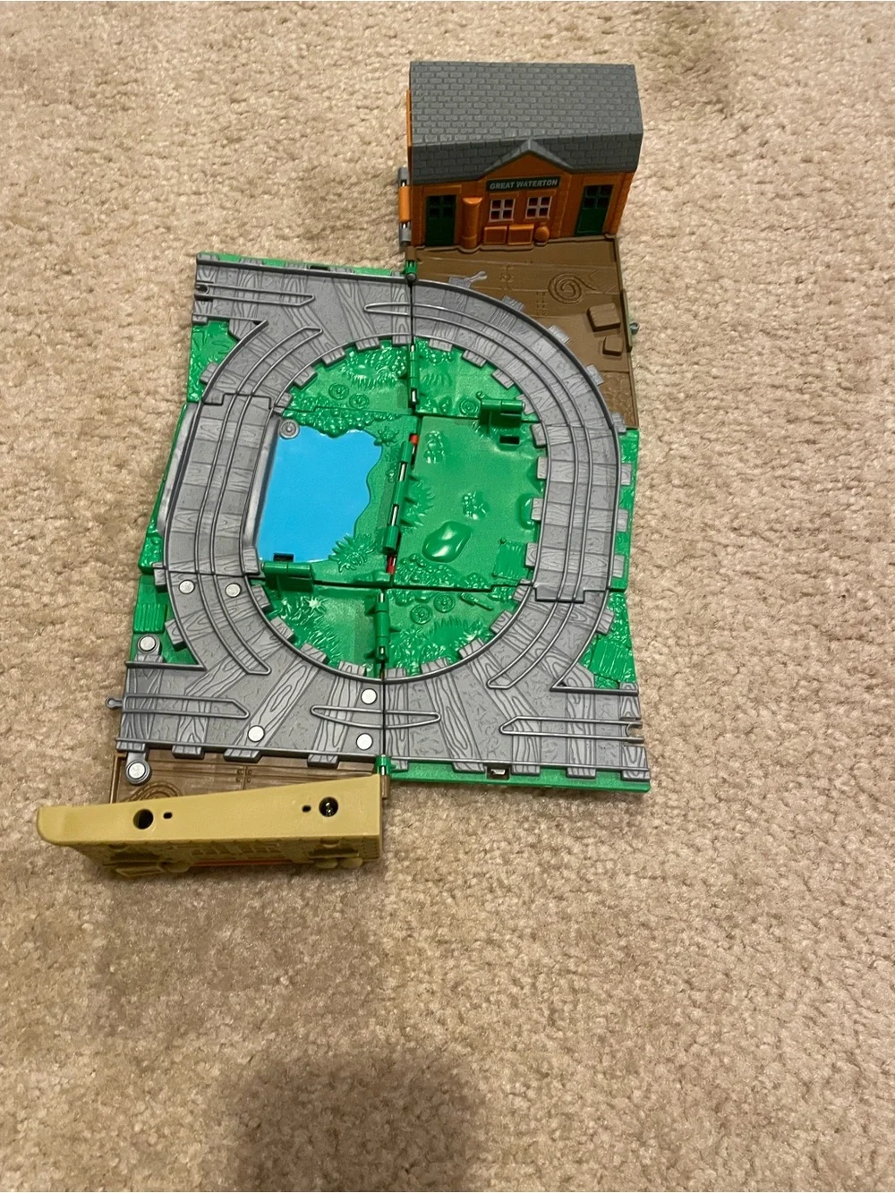 Thomas the train.   Great Waterton Toy Station portable.